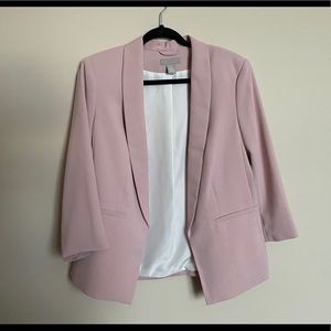 Blush Pink H&M Blazer
